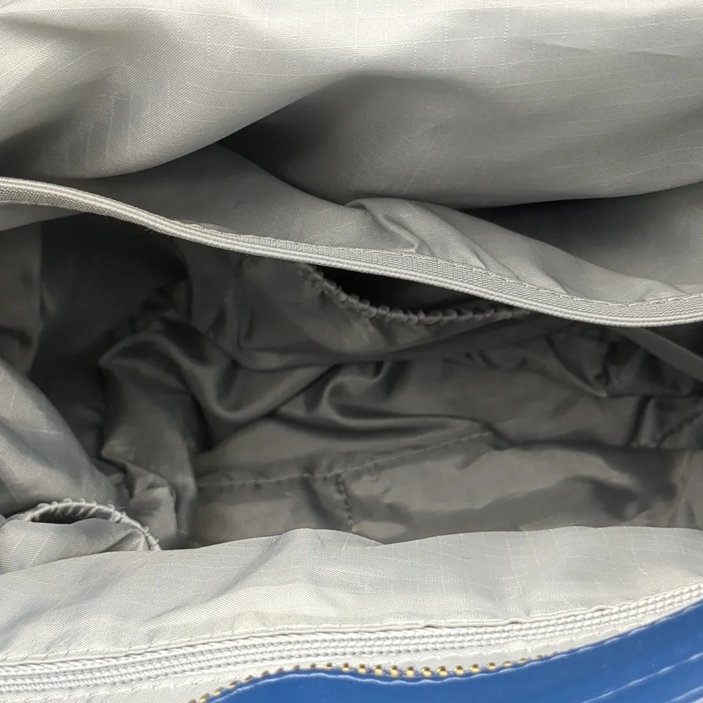 JJ Cole Vegan Leather Brookmont Backpack Diaper Bag Blue